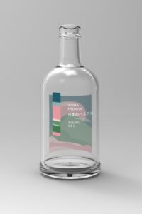 Дизайн бутылки водки премиум